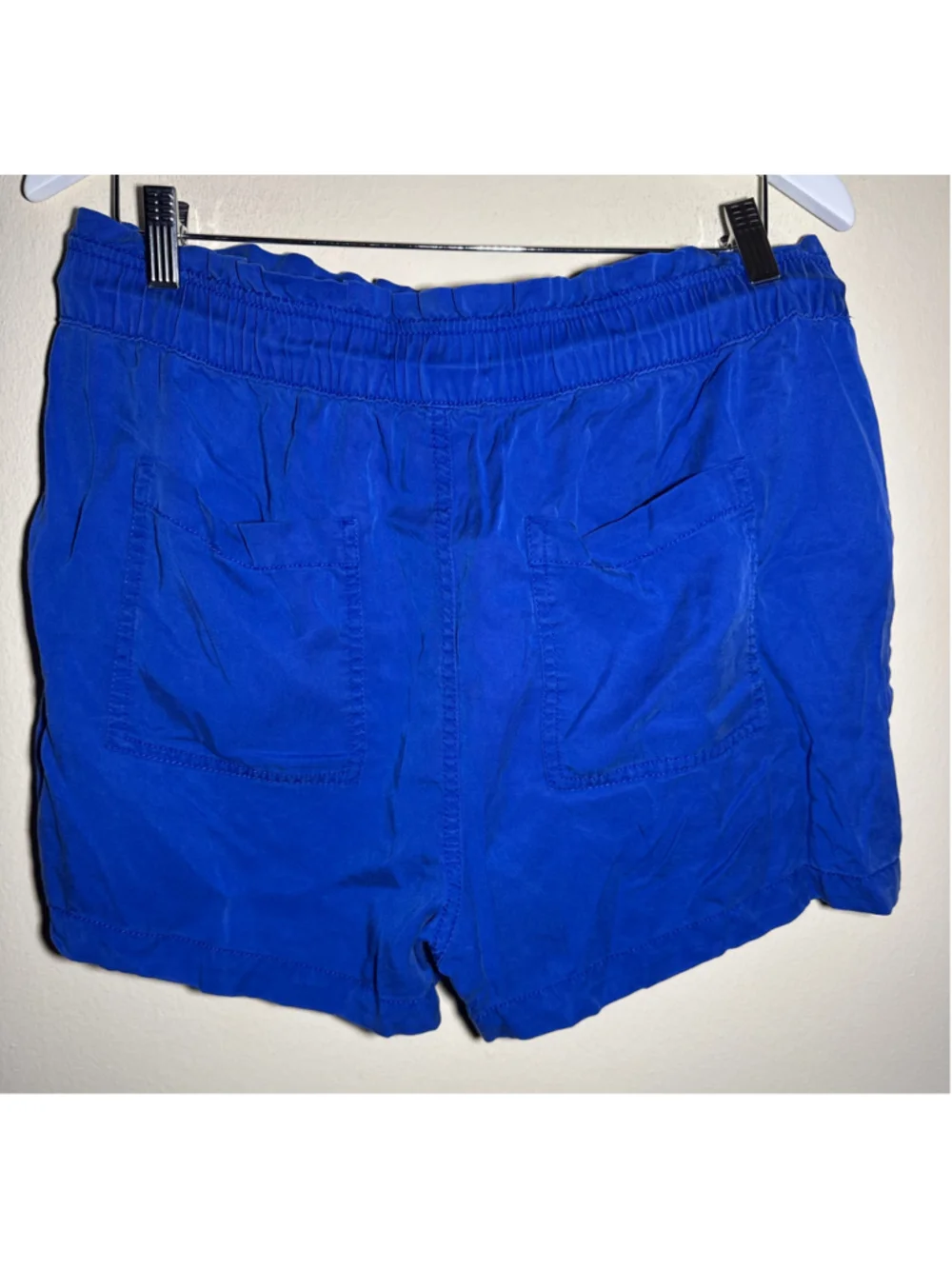 LOFT Blue Drawstring Shorts Size L